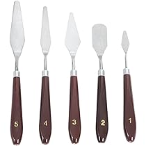 抽象画 色彩豊か パレットナイフ技法 Amazon.co.jp: パレットナイフを使用した抽象画 29 点